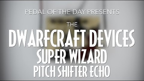 Dwarfcraft Devices Super Wizard Pitch Shifter Echo
