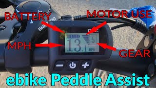 How to use pedal assist on an e-bike