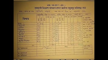 देखिए कक्षा 8 की मार्कशीट कैसे बनाते हैं