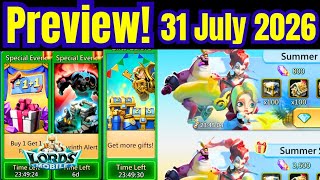 Tomorrow Reset 31 July 2026 Update Lords Mobile! Previews Monster , Packs, Events screenshot 4