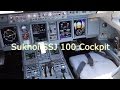 Sukhoi Superjet 100 Cockpit in detail.