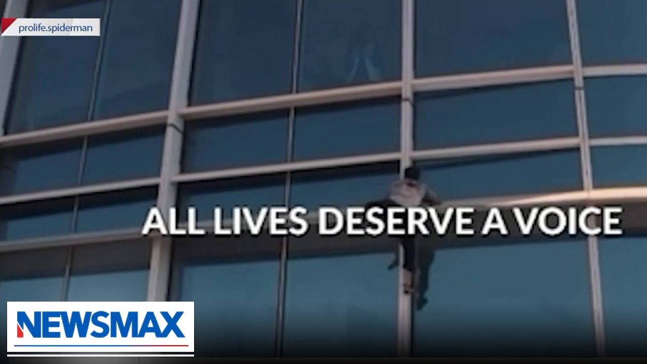 Pro-Life "Spiderman" scales buildings to end abortion | 'John Bachman Now'