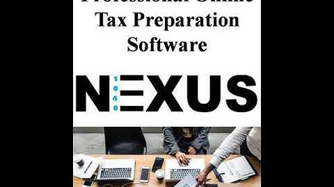 Professional Online Tax Preparation Software