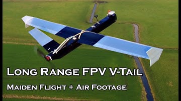 V-Tail Aircraft for Long Range FPV & Autonomous Missions - FLIGHT