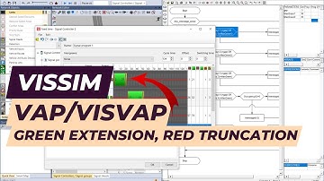 Vissim Tutorial - VAP/VISVAP - Green extension, red truncation