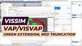 Vissim Tutorial - VAP/VISVAP - Green extension, red truncation