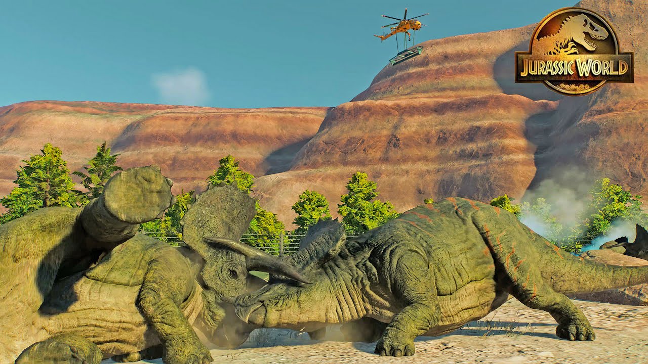 THE VALLEY OF SUPER HEAVY! Pentaceratops vs Triceratops | Jurassic World Evolution 2