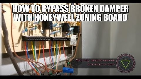 Hoe u een kapotte klep kunt omzeilen met een Honeywell-zoneringspaneel