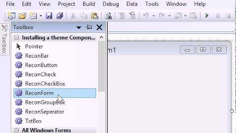 VB.NET - Installing themes