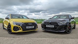 ⁣Audi RS 3 vs BMW M240i xDrive Review | 4k