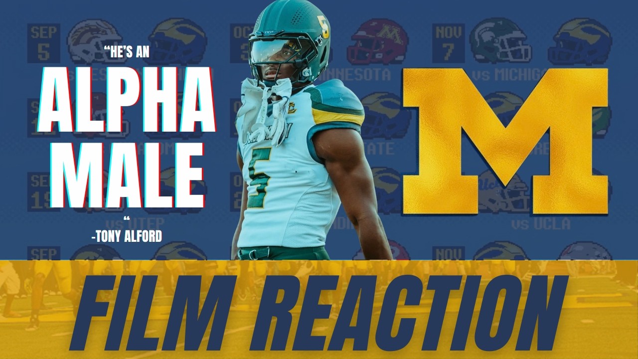 Michigan RB Savion Hiter is an ALPHA MALE | Reacting to the 5 Star's Hudl Tape