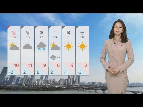 [날씨] 주말 먼지 한때 '나쁨'…내일 포근한 겨울 / 연합뉴스TV (YonhapnewsTV)