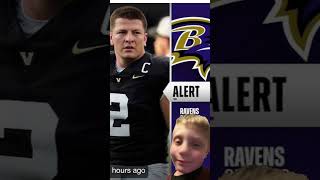 🚨 breaking news, the Baltimore Ravens are signing under drafted quarterback, Diego pavia