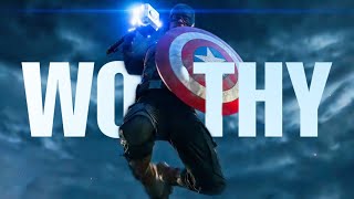 Captain America Lifts Mjolnir | With Odin&#39;s Speech | With Infinity War Theme | With Immigrant Song