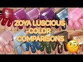 Zoya Luscious Color Comparisons