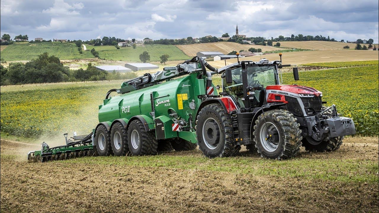 Massey Ferguson The New MF 9S In Action YouTube Massey Ferguson The New MF 9S In Action YouTube
