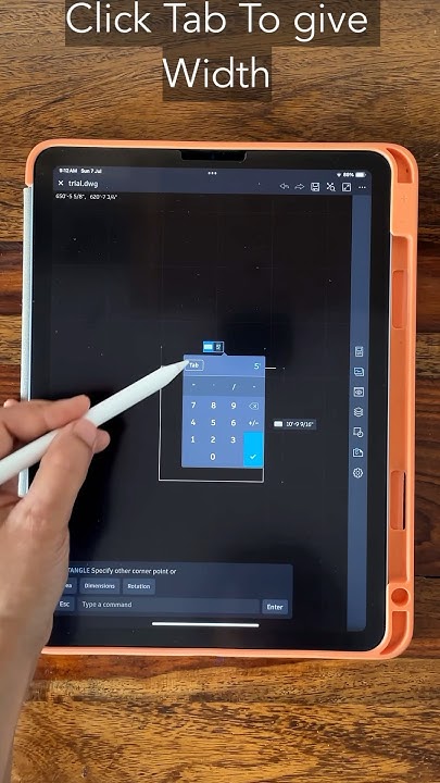 learn-autocad-on-ipad-rectangle-day-5-shorts-autocad-cad-ipad
