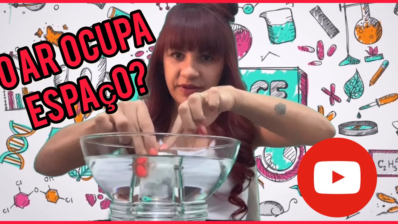 Experiência "O ar ocupa espaço?" - Água, copo e papel - YouTube