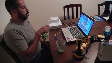Using Leap Motion to control Robot Arm