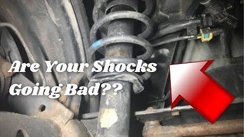 Signs Of Worn Shocks And Struts | How To Know If Shocks Are Bad | Tips On Good Shocks vs Bad Shocks