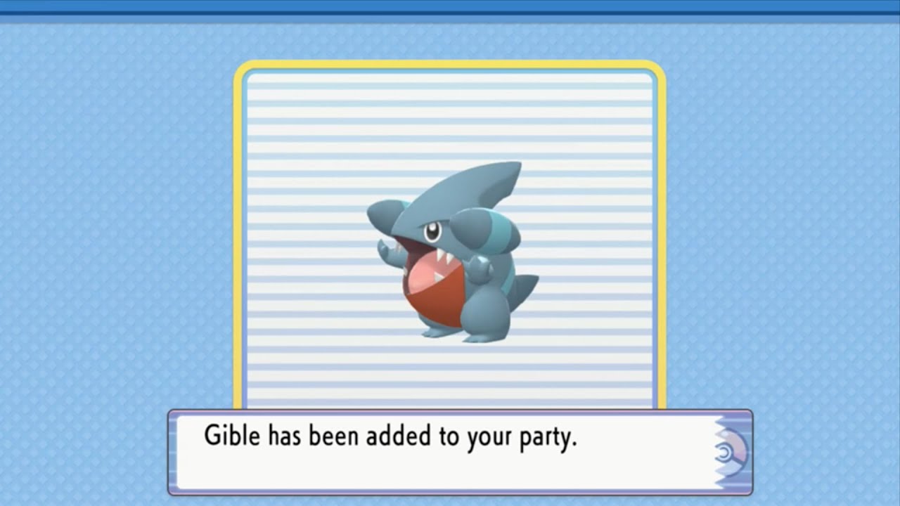 How to catch Gible! Pokemon Brilliant Diamond // Shining Pearl. YouTube