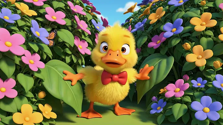 5 Little Rainbow Ducklings | Cute Newborn Baby Ducks Song | Nursery Rhymes for Kids 52