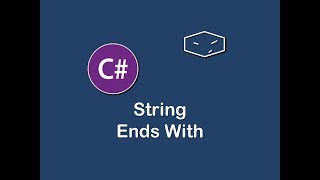 string ends with in c#