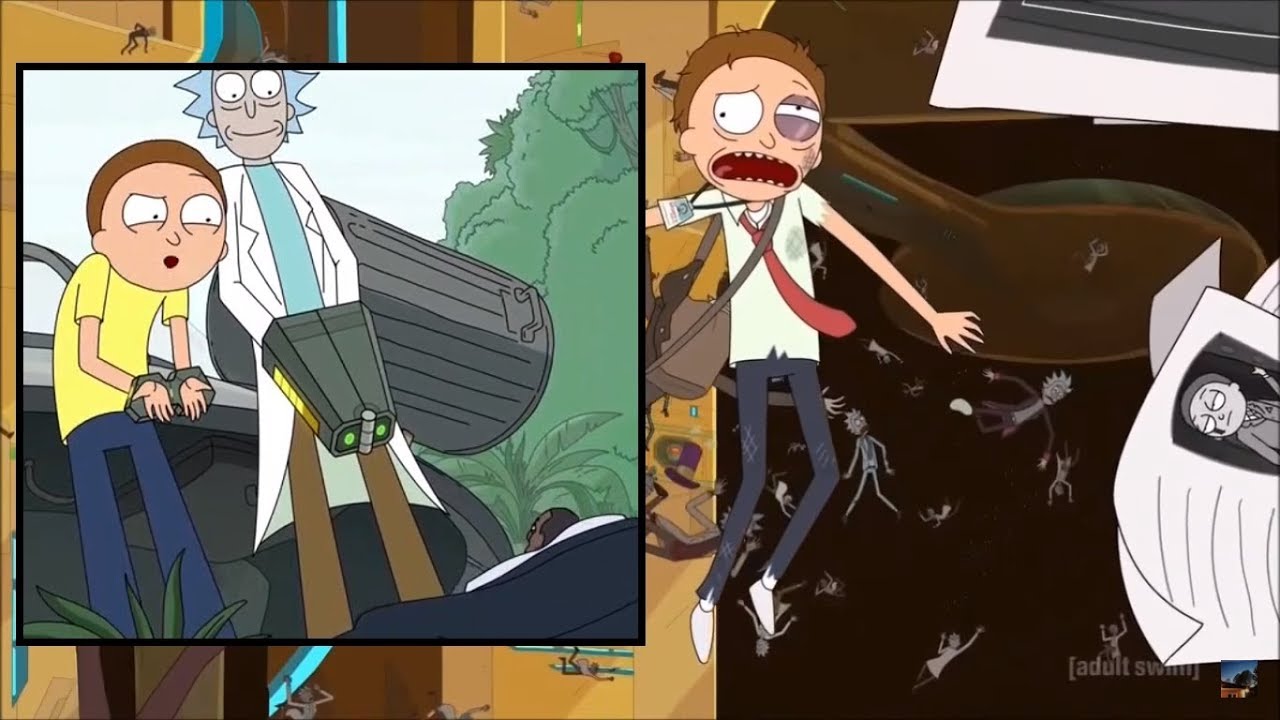 Rick and Morty - Morty gradually becoming more assertive