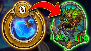 +1000/400 Per Hero Power?! | Hearthstone Battlegrounds