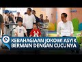 Ditengah Isu Hak Angket Pemilu! Jokowi Bagikan Momen Bahagia Momong Cucu Main di Playground Mall