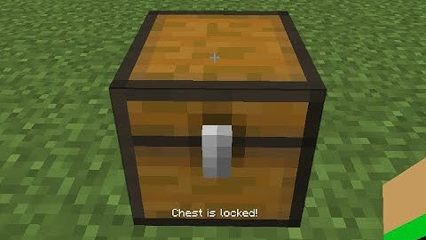 How to Lock A chest/Shulker Box in minecraft 1.16.4