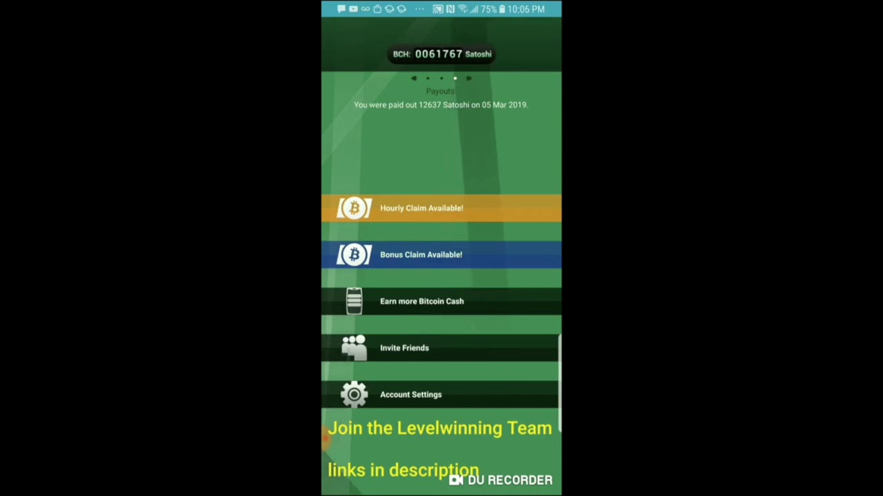 Unlimited Bitcoin Cash Hack On Android Free Bch Paying Out - 