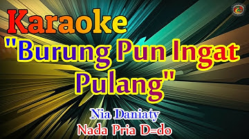 KARAOKE BURUNG PUN INGAT PULANG NADA PRIA D=DO||NIA DANIATY||LAGU NOSTALGIA