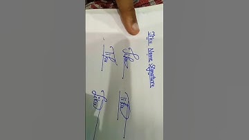 signature of name Tiku🥰 #shorts