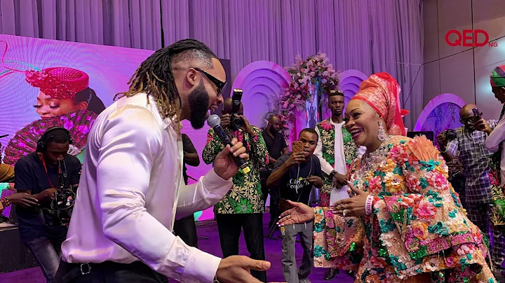 Pastor Siju Iluyomade dances to Flavour's music at 60th birthday party