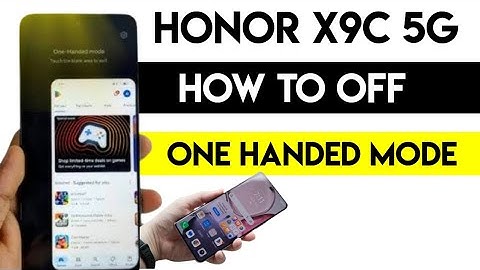 HONOR X9C One-Handed Mode: Disable It Now! #honorx9c