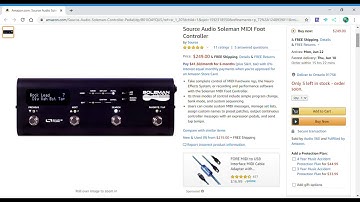 Source Audio Soleman MIDI Foot Controller