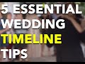5 Essential Wedding Timeline Tips
