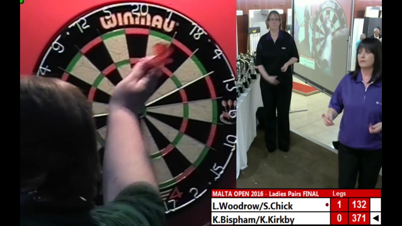 MALTA DARTS OPEN 2016 LADIES PAIRS FINAL YouTube