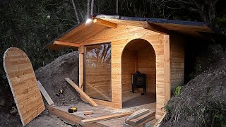 A cabin for a hermit, I'm building a place for the soul out of wood and earth by Simple Life 28,846 views 8 months ago 24 minutes