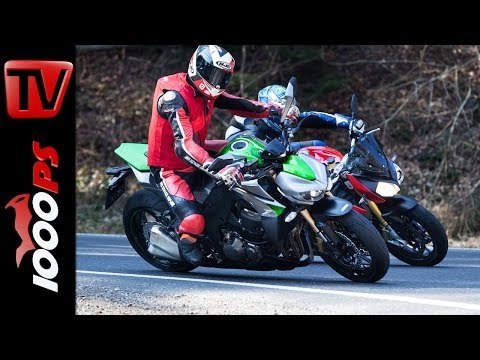 Vergleich | BMW S 1000 R vs Kawasaki Z1000 -NakedBike Duell 2014 Vergleich | BMW S 1000 R vs Kawasaki Z1000 -NakedBike Duell 2014