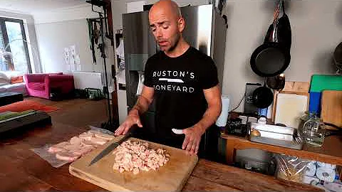 Making tallow from beef suet