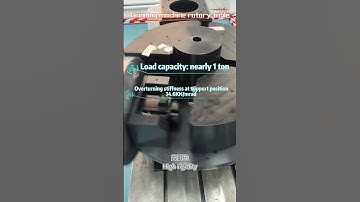 The heavyweight and heavy-load direct-drive rotary table is here. #cnc #machine #motor