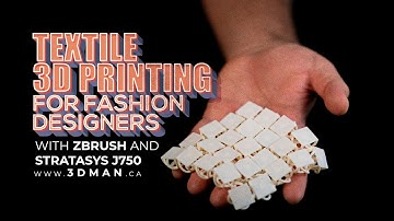 Textile 3D Printing for Fashion Designers in Toronto, Canada (Stratasys J750 - 3DMan Studio)