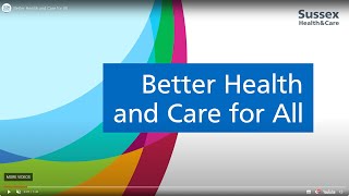 Better Health and Care for All