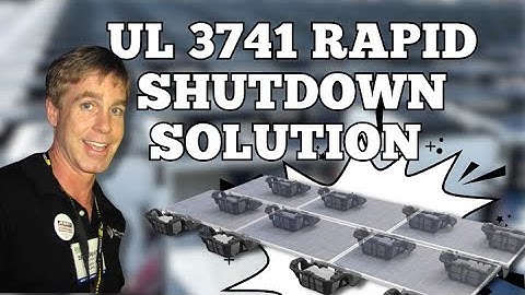 UL 3741 Rapid Shutdown solution where the PV array can stay up  to 1000V using SMA inverters with...