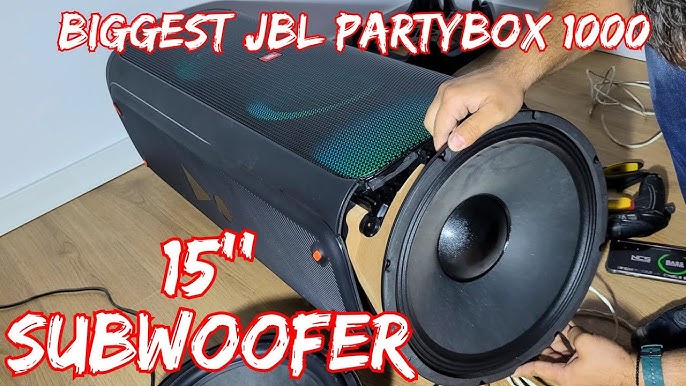 JBL PARTYBOX 1000 SUBWOOFER DISASSEMBLY 🔊😱 