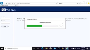 how to record a script with loadrunner