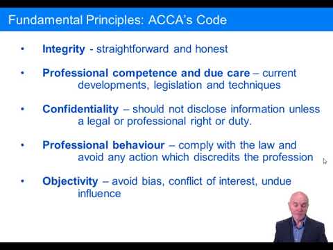 Professional Ethics - ACCA Audit and Assurance (AA)