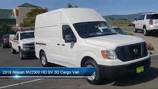 2019 Nissan NV2500 HD SV 3D Cargo Van Vacaville  Dixon  Woodland  Fairfield  Vallejo